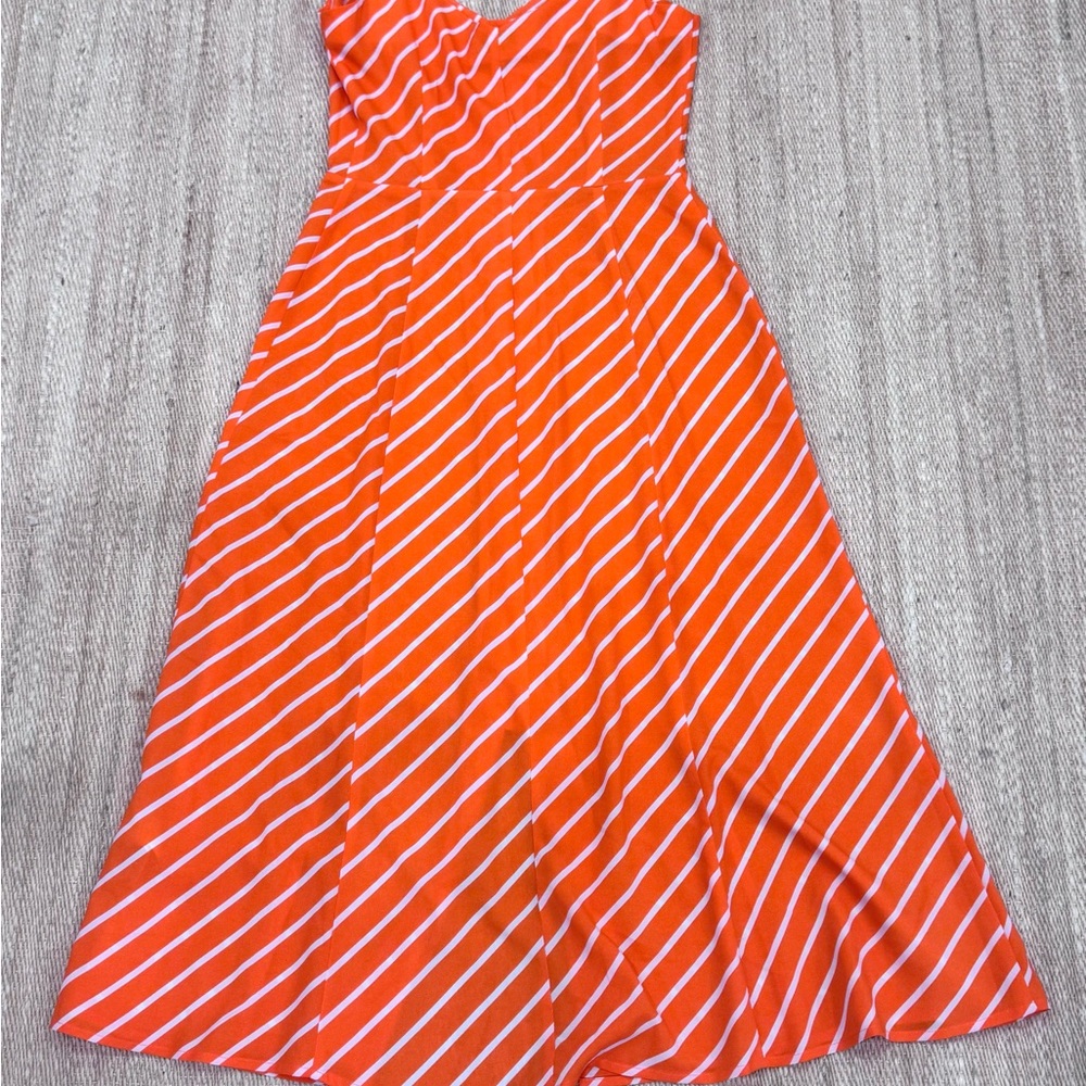 Warehouse Orange Strap Dress - Picture 10 of 14